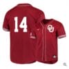 Justin Mitchell Jersey Oklahoma Sooners Baseball NCAA College Red Elite Alumni #14