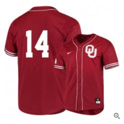 Justin Mitchell Jersey Oklahoma Sooners Baseball NCAA College Red Elite Alumni #14