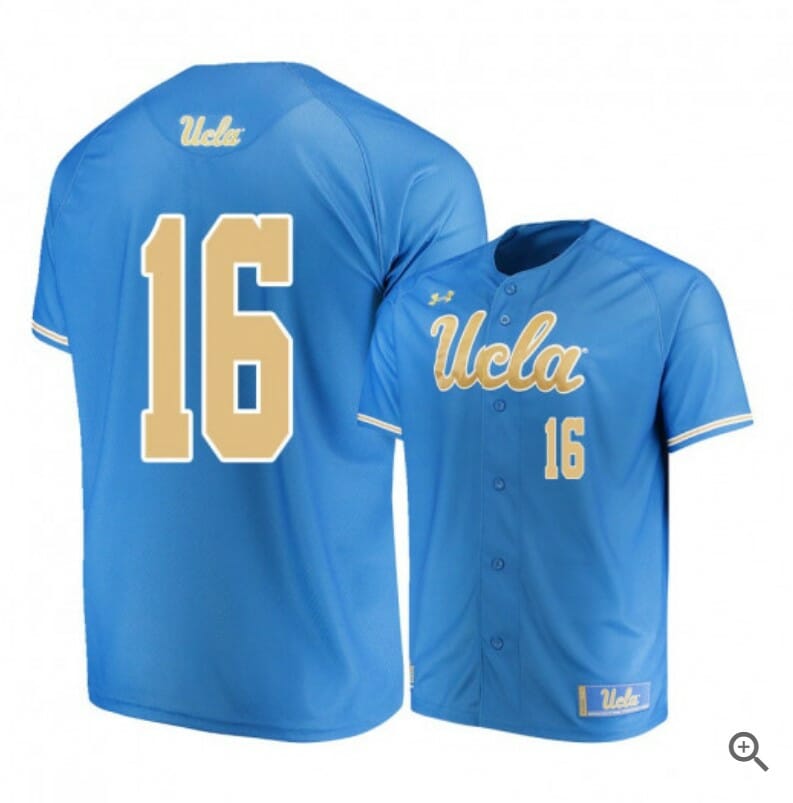 Kyle Cuellar Jersey UCLA Bruins Baseball NCAA College Blue Alumni #16