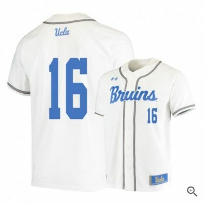 Kyle Cuellar Jersey UCLA Bruins Baseball NCAA College White Alumni #16