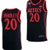 Matt Bradley Jersey San Diego State Aztecs College Basketball 2023 NCAA March Madness Black #20