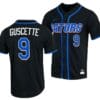Mac Guscette Jersey Florida Gators College Baseball Full-Button Black #9
