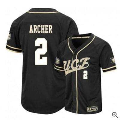 Matt Archer Jersey UCF Knights Baseball NCAA College Black Alumni #2