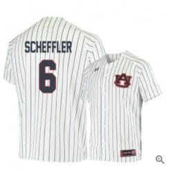 Matt Scheffler Jersey Auburn Tigers Baseball NCAA College White Blue Alumni #6