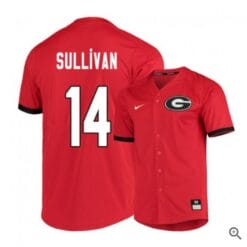 Patrick Sullivan Jersey Georgia Bulldogs Baseball NCAA College Red Elite Alumni #14