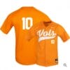 Pete Derkay Jersey Tennessee Volunteers Baseball NCAA College Elite Orange Alumni #10