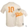 Pete Derkay Jersey Tennessee Volunteers Baseball NCAA College Elite White #10