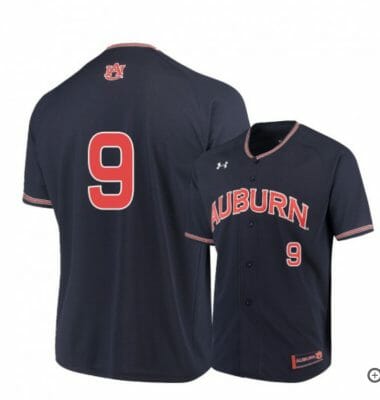Ryan Bliss Jersey Auburn Tigers Baseball NCAA College Navy Alumni #9