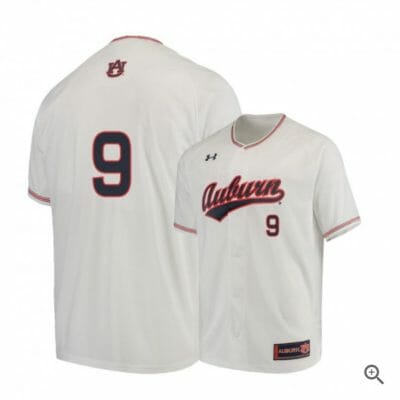 Ryan Bliss Jersey Auburn Tigers Baseball NCAA College White Alumni #9