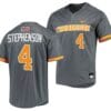 Seth Stephenson Jersey Tennessee Volunteers College Baseball Grey #4