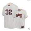 Tanner Burns Jersey Auburn Tigers Baseball NCAA College White Alumni #32