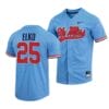 Tim Elko Jersey Ole Miss Rebels College Baseball Full-Button Blue #25