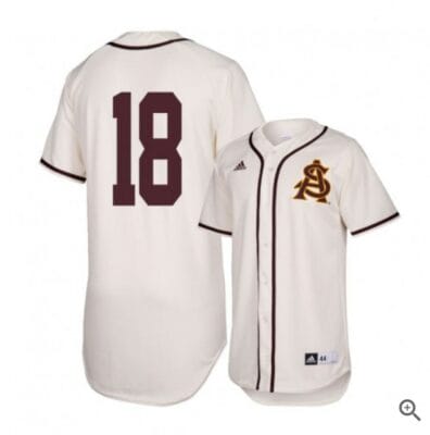 Trevor Hauver Jersey Arizona State Sun Devils Baseball NCAA College Alumni White #18