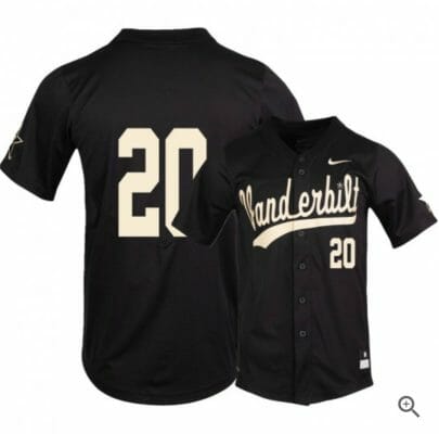 Ty Duvall Jersey Vanderbilt Commodores Baseball NCAA College Black Alumni #20