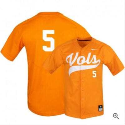 Zach Daniels Jersey Tennessee Volunteers Baseball NCAA College Elite Orange Alumni #5