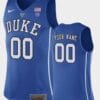 Custom Duke Blue Devils Jersey Name and Number Performace College Basketball Royal