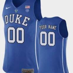 Custom Duke Blue Devils Jersey Name and Number Performace College Basketball Royal