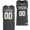 Custom Georgia Tech Jersey Name and Number College Basketball Grey Swingman