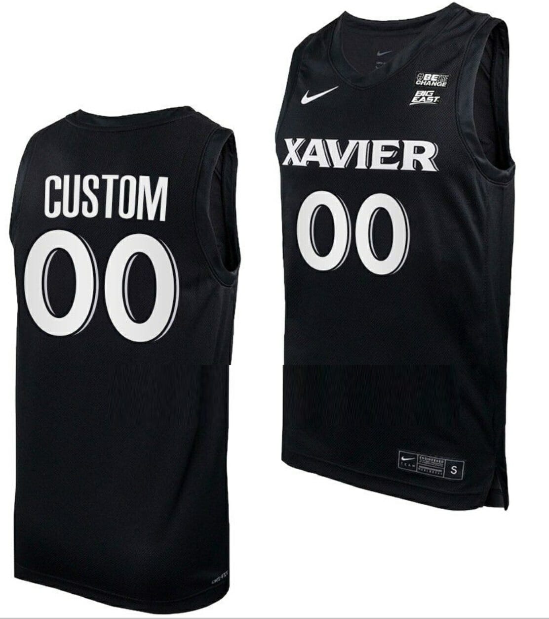 Custom Xavier Musketeers Jersey College Basketball Black Big East