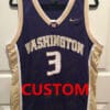 Custom Washington Huskies Jersey Name and Number College Basketball 2005 Team Signed Brandon Roy