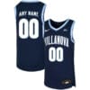Custom Villanova Wildcats Jersey College Basketball Name and Number Elite Navy