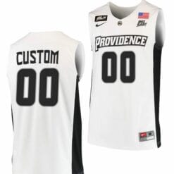 Custom Providence Friars Jersey Name and Number College Basketball BLM White