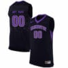 Custom Washington Huskies Jersey College Basketball Name and Number Black