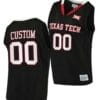 Custom Texas Tech Jersey Red Raiders Name and Number College Basketball Alumni Black