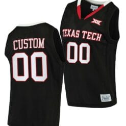 Custom Texas Tech Jersey Red Raiders Name and Number College Basketball Alumni Black