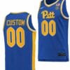 Custom Pitt Panthers Jersey Name and Number College Basketball Replica Royal