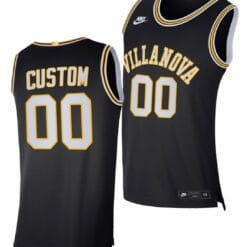 Custom Villanova Wildcat Jersey Name and Number College Basketball Navy Elite