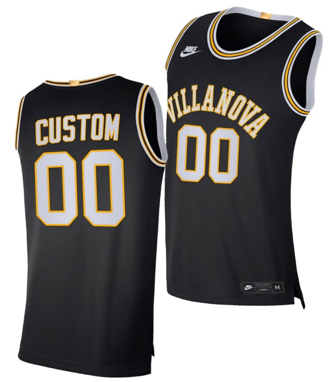 Custom Villanova Wildcat Jersey Name and Number College Basketball Navy Elite