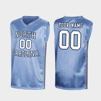 Custom North Carolina Tar Heels Jersey Name and Number College Basketball Royal