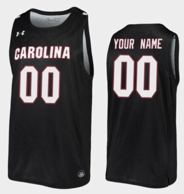 Custom South Carolina Gamecocks Jersey College Basketball Black
