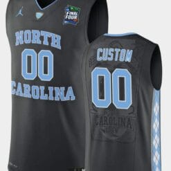Custom North Carolina Tar Heels Jersey Name and Number College Basketball Final Fourb Black