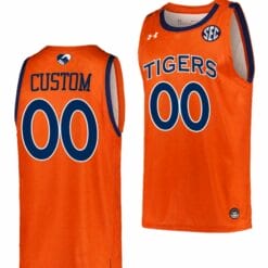 Custom Auburn Tigers Jersey Name and Number College Basketball Unite As One Orange