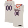 Custom Virginia Cavaliers Jersey College Basketball Name and Number Elite White