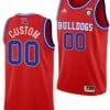 Custom Louisiana Tech Jersey Name and Number College Basketball Red