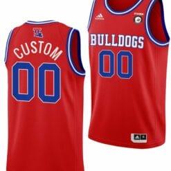 Custom Louisiana Tech Jersey Name and Number College Basketball Red