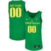 Custom Oregon Ducks Jersey College Basketball Name and Number Elite Green