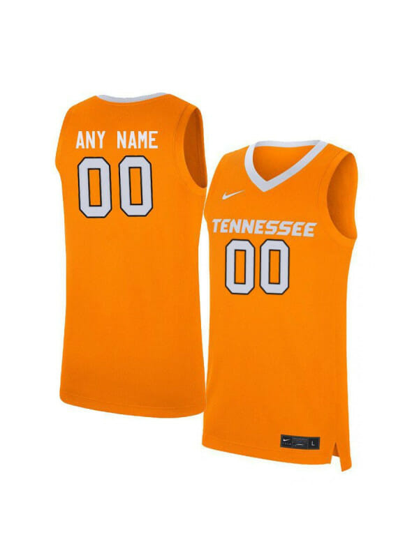 Custom Tennessee Volunteers Jersey College Basketball Name and Number Elite Orange