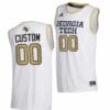 Custom Georgia Tech Jersey Name and Number College Basketball White