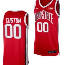 Custom Ohio State Buckeyes Jersey Name and Number College Basketball Alumni Red