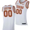 Custom Texas Longhorns Jersey Name And Number College Basketball Alumni Player Limited White