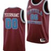 Custom Loyola Marymount Jersey Name and Number College Basketball Wine Throwback