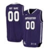Custom Northwestern Wildcats Jersey College Basketball Name and Number Purple