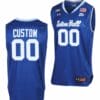 Custom Seton Hall Pirates Jersey Name and Number College Basketball Throwback Blue