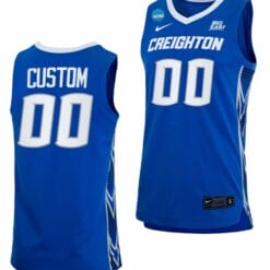 Custom Creighton Bluejays Jersey Name and Number College Basketball 2023 NCAA March Madness Blue