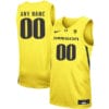 Custom Oregon Ducks Jersey College Basketball Name and Number Elite Yellow