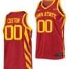 Custom Iowa State Jersey Name and Number College Basketball BIG Cardinal